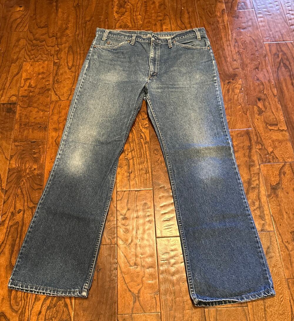 Levi’s 517 Orange Tab Jeans 36x32 Vintage USA Bootcut Denim Men’s W38 L34
